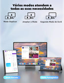 Amoudo 15.6 Polegada monitor portátil 1920x1080p display móvel ips painel lcd penhole suporte vesa udc mini hdmi estender display