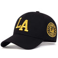 Bonés de beisebol snapback unissex com letras LA primavera e outono chapéus casuais ajustáveis ao ar livre chapéu protetor solar