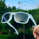 Luxo quadrado vintage polarizado ciclismo óculos de sol das mulheres dos homens moda viagem condução pesca óculos de sol masculino uv400