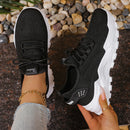 Calçados femininos, calçados esportivos femininos 2025 sapatos femininos respiráveis de malha única pai sapato esportivo feminino casual e versátil
