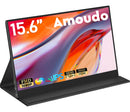 Amoudo 15.6 Polegada monitor portátil 1920x1080p display móvel ips painel lcd penhole suporte vesa udc mini hdmi estender display