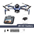 2026 novo GT8 drone GPS8K profissional hd 360° câmera dupla 5G WIFI motor sem escova, obstáculo pára-choques dobrável quadcopter brinquedos