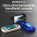 Anbernic rg40xx h console de jogos portátil 4.0-in 640*480 tela ips 3200mah sistema de 64 bits com luz rgb construído em 5k + jogos rg40xxh