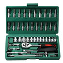 Conjunto de caixa de ferramentas para motocicleta, chave de catraca rápida, 150/46 peças, soquete de grupo, caixa de ferramentas de grau industrial, ferramentas de reparo de automóveis, manutenção de carro