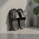 Sapatos masculinos de EVA com design inovador de verão, chinelos domésticos macios e leves, adequados para atividades de lazer internas e externas