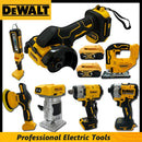 Ferramentas Elétricas Multifuncionais DeWalt: Esmerilhadeira Sem Fio, Cortador, Chave Elétrica, Polidora, Bomba de Ar, Pistola de Calor