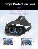 Óculos de realidade virtual 3d vr, dispositivos de fone de ouvido, lentes de capacete, óculos inteligentes para smartphones, celular, jogo móvel, conjunto de visualizador viar