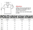 A nova camisa POLO masculina de verão 2025 apresenta uma estampa de padrão listrado 3D casual, confortável e respirável