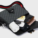 Moda jacquard padrão masculino crossbody saco high-end casual bolsa de ombro para viagens de negócios à prova dwaterproof água diário estilingue saco