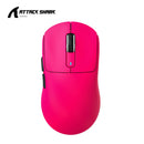 ATTACK SHARK X3 Mouse leve sem fio Bluetooth conexão tri-mode, PAW3395, mouse Macro Bluetooth para jogos