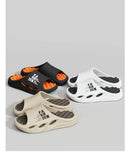 Chinelos de massagem da moda masculina sandálias internas/externas praia flip flop sola grossa masculino slides verão antiderrapante chinelos de chuveiro