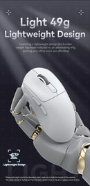 ATTACK SHARK X3 Mouse leve sem fio Bluetooth conexão tri-mode, PAW3395, mouse Macro Bluetooth para jogos