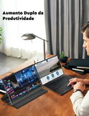 Amoudo 15.6 Polegada monitor portátil 1920x1080p display móvel ips painel lcd penhole suporte vesa udc mini hdmi estender display