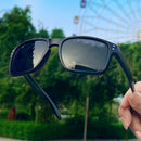 Luxo quadrado vintage polarizado ciclismo óculos de sol das mulheres dos homens moda viagem condução pesca óculos de sol masculino uv400