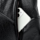 Mochila anti-roubo para mulheres, grande capacidade, bolsa de ombro única, couro macio, mochila de estudante escolar, alta qualidade, fêmea, novo, 2022, 2024