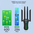 AX900 WiFi Adaptador USB WiFi6 Bluetooth 5.4 Dual Band 2.4G + 5.8Ghz 4 Antena Dongle USB Receptor de Cartão Sem Fio para PC/Laptop