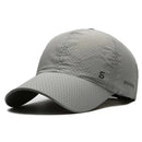 Boné de corrida com design original, fino, secagem rápida, respirável, língua de pato, sol, verão, pesca, boné de beisebol