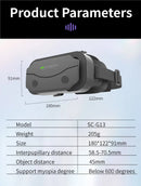 Óculos de realidade virtual 3d vr, dispositivos de fone de ouvido, lentes de capacete, óculos inteligentes para smartphones, celular, jogo móvel, conjunto de visualizador viar
