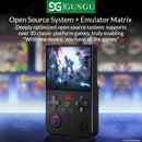 Novo Console de Jogos Portátil GUSGU H7 com Tela IPS de 4.5 Polegadas, Sistema Linux e Bateria de 4000mAh com Longa Duração em Standby
