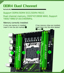 Placa Mãe Gamer MACHINIST X99 PR9-H com Kit Opcional Intel Xeon E5 2650 V4, RAM DDR4 32GB 2133MHz, M.2 NVME para PC Desktop M-ATX
