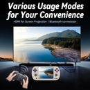 Anbernic rg40xx h console de jogos portátil 4.0-in 640*480 tela ips 3200mah sistema de 64 bits com luz rgb construído em 5k + jogos rg40xxh