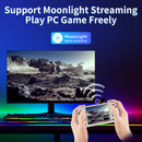 Anbernic rg40xx h console de jogos portátil 4.0-in 640*480 tela ips 3200mah sistema de 64 bits com luz rgb construído em 5k + jogos rg40xxh