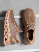 Homens esportes correndo preto sapatos de corrida tênis casuais marrom ao ar livre malha respirável feminino luz absorção de choque tênis preto