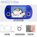 Anbernic rg40xx h console de jogos portátil 4.0-in 640*480 tela ips 3200mah sistema de 64 bits com luz rgb construído em 5k + jogos rg40xxh