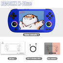 Anbernic rg40xx h console de jogos portátil 4.0-in 640*480 tela ips 3200mah sistema de 64 bits com luz rgb construído em 5k + jogos rg40xxh