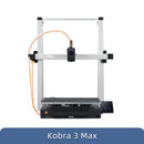 Anycúbico kobra 3 max fdm impressora 3d multicolorida com até 600 mm/s velocidade de impressão volume de construção 500*420*420mm controle de aplicativo inteligente