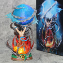 25cm dragon ball figuras espírito bomba sou goku anime figuras super saya pvc estátua boneca figura de ação modelo coleção brinquedos presente