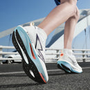 Tênis de corrida placa carbono especialidade maratona esportes masculinos respirável leve feminino confortável atlético antiderrapante tênis