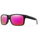 Luxo quadrado vintage polarizado ciclismo óculos de sol das mulheres dos homens moda viagem condução pesca óculos de sol masculino uv400