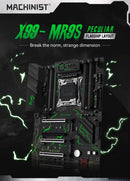 MACHINIST X99 MR9S V6 Placa-mãe LGA2011-3 Suporte Intel Xeon E5 v3/v4 CPU Processador ECC Desktop DDR4 Memória RAM NVME SATA M.2