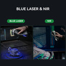 Creality 3D Scanner CR-Scan Raptor Blue NIR Light 0,02 mm Precisão 60FPS Anti-Shake Tracking Scanning Color Scanner para Impressão 3D