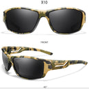 Luxo quadrado vintage polarizado ciclismo óculos de sol das mulheres dos homens moda viagem condução pesca óculos de sol masculino uv400