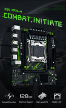 Placa Mãe Gamer MACHINIST X99 PR9-H com Kit Opcional Intel Xeon E5 2650 V4, RAM DDR4 32GB 2133MHz, M.2 NVME para PC Desktop M-ATX