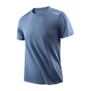 Chrlck camisetas masculinas de secagem rápida, respirável, caminhadas, pesca, elasticidade macia, esportes ao ar livre, camisa curta, verão