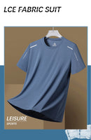 Chrlck camisetas masculinas de secagem rápida, respirável, caminhadas, pesca, elasticidade macia, esportes ao ar livre, camisa curta, verão