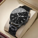 1/4PCS Relógio de Luxo Masculino com Mostrador Grande, Relógio de Quartzo Fashion para Homens, Presente Reloj Hombre (Sem Caixa)