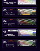 AULA WIN60 Teclado com interruptor magnético Gatilho rápido 8K Retorno RGB Hotswap 60% Teclado para jogos personalizado