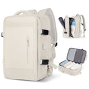 Mochila de Viagem de Grande Capacidade para Homens e Mulheres, Bolsa para Laptop Multifuncional, Mochila Expansível para Viagens de Negócios