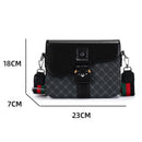 Moda jacquard padrão masculino crossbody saco high-end casual bolsa de ombro para viagens de negócios à prova dwaterproof água diário estilingue saco
