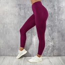 Yoga fitness mulheres leggings calças de cintura alta com bolso ginásio treino correndo elástico sexy bunda levantamento casual calças magras