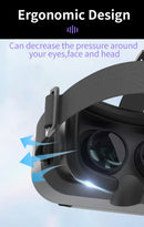 Óculos de realidade virtual 3d vr, dispositivos de fone de ouvido, lentes de capacete, óculos inteligentes para smartphones, celular, jogo móvel, conjunto de visualizador viar