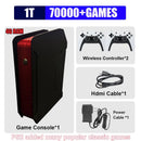 Console de Videogame Retro X4 com Sistema Duplo de 1T e CPU I3-3110M para PS2/PSP/WII/N64/DC/SS, Presentes de Jogos para Crianças e Homens