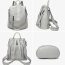 2025 novas mulheres mochilas de couro genuíno retalhos couro de bezerro real ombros saco anti-roubo viajando campus daypacks para meninas