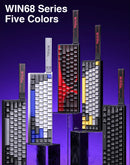 AULA WIN60 Teclado com interruptor magnético Gatilho rápido 8K Retorno RGB Hotswap 60% Teclado para jogos personalizado