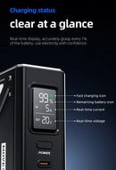 Movespeed z70pro power bank 70000mah 140w pd estação de energia de bateria externa de carga rápida com lanterna para laptop acampamento ao ar livre