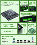 Placa Mãe Gamer MACHINIST X99 PR9-H com Kit Opcional Intel Xeon E5 2650 V4, RAM DDR4 32GB 2133MHz, M.2 NVME para PC Desktop M-ATX